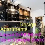 Διαμέρισμα Dh Private Flowers Terrace And Sauna Luxury 2kk, 2x Smarttv-netflix, Free Parking, Gym
