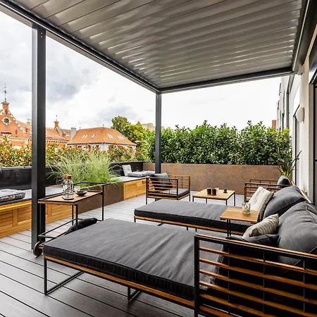 Apartment Dh Private Flowers Terrace And Sauna Luxury 2kk, 2x Smarttv-netflix, Free Parking, Gym Brünn