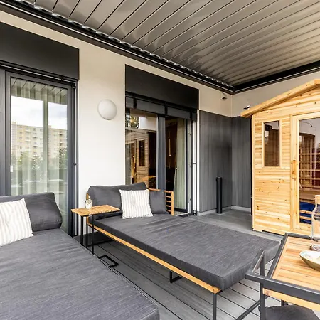 公寓 Dh Terrace And Sauna 2kk - Videnske Terasy 1 布尔诺