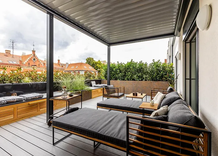 Apartment Dh Private Flowers Terrace And Sauna Luxury 2kk, 2x Smarttv-netflix, Free Parking, Gym Brünn