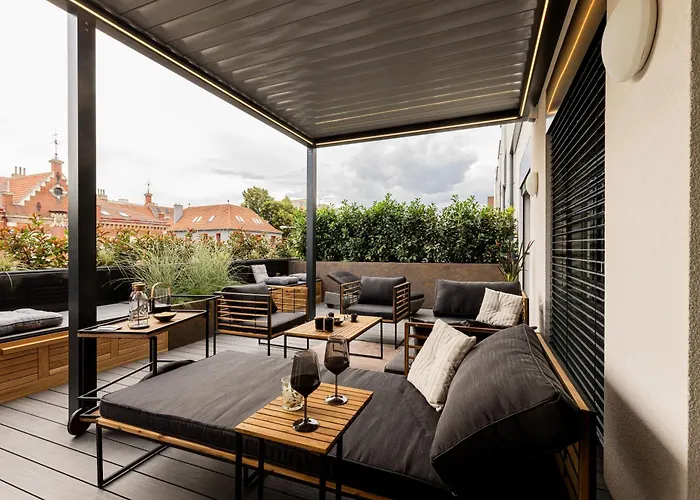 Apartment Dh Private Flowers Terrace And Sauna Luxury 2kk, 2x Smarttv-netflix, Free Parking, Gym Brünn